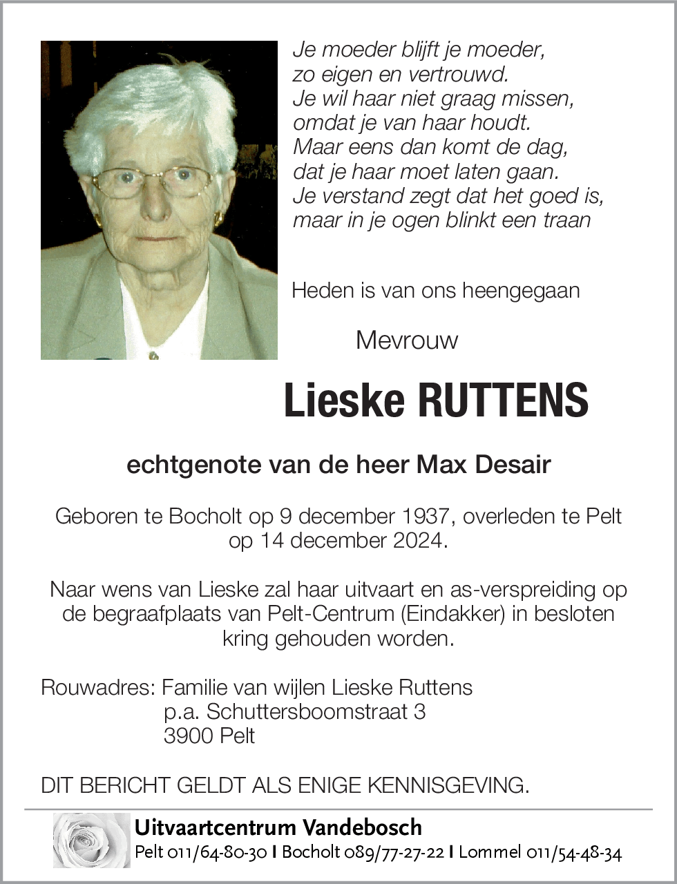 Lieske Ruttens