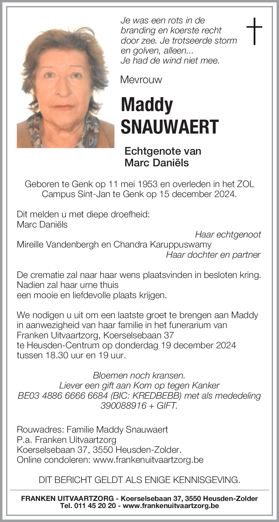 Maddy Snauwaert