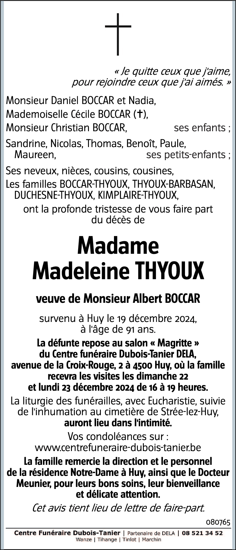 Madeleine THYOUX