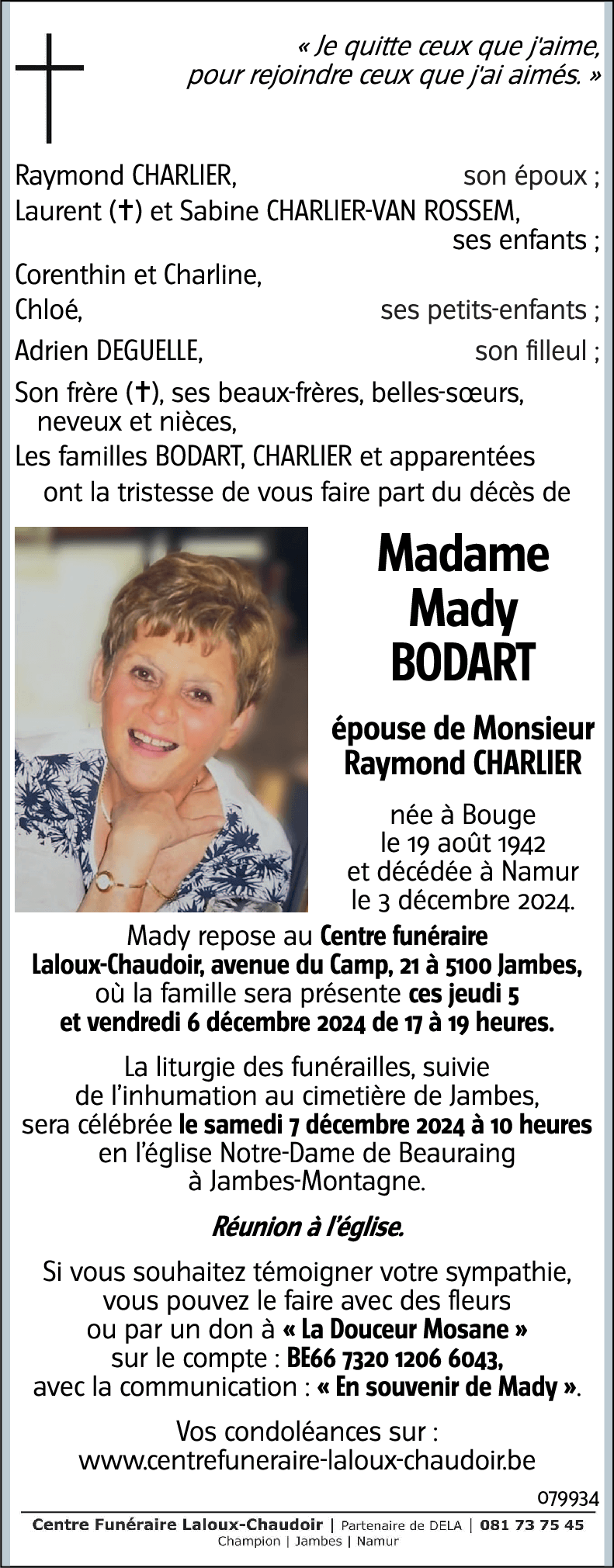 Mady BODART