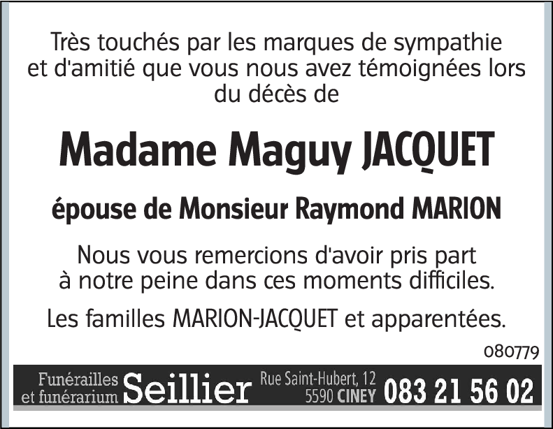 Maguy JACQUET