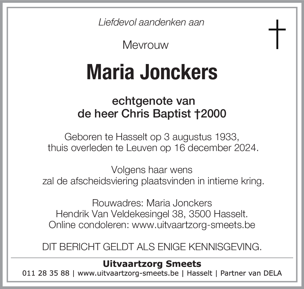 Maria Jonckers