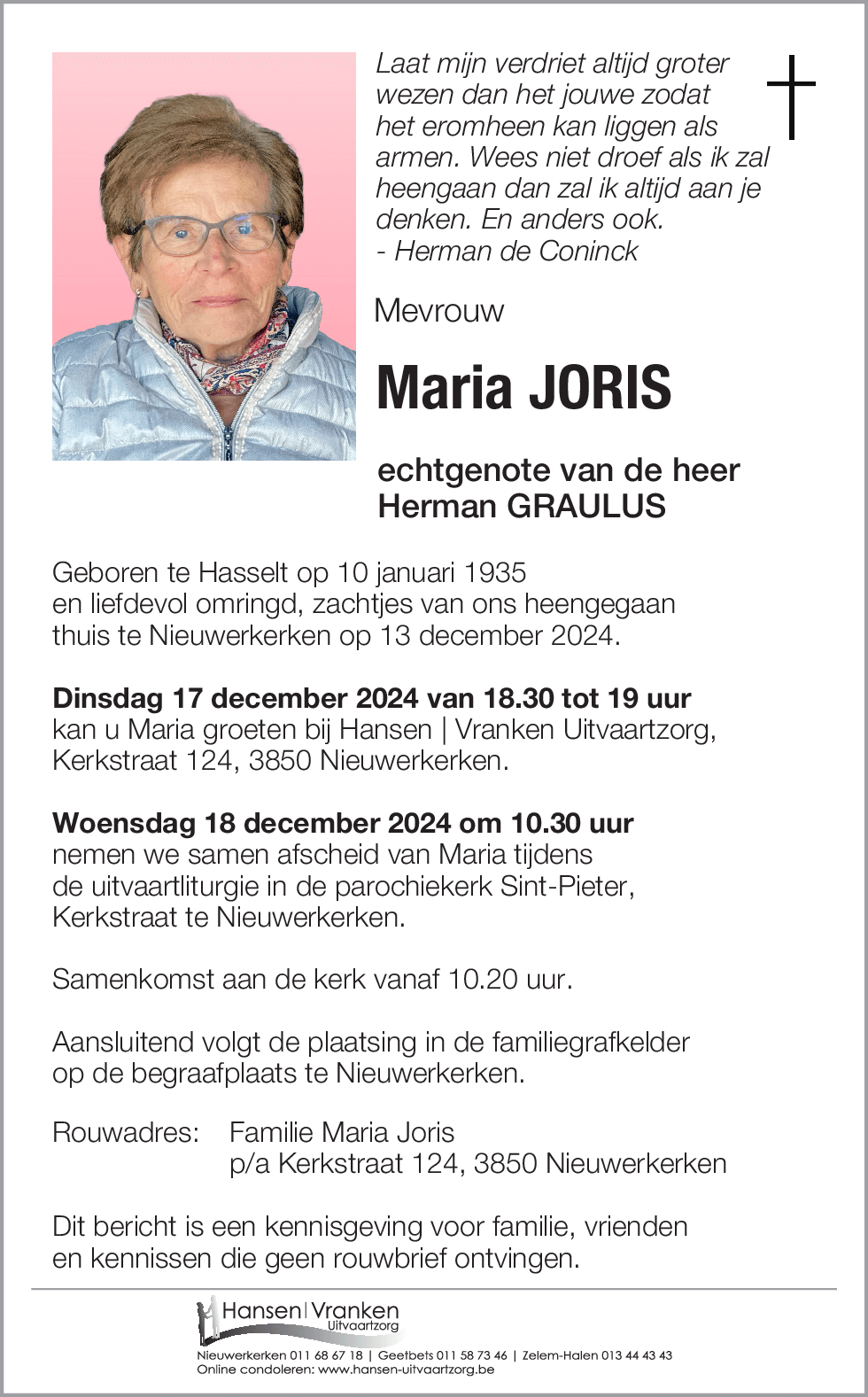 Maria JORIS