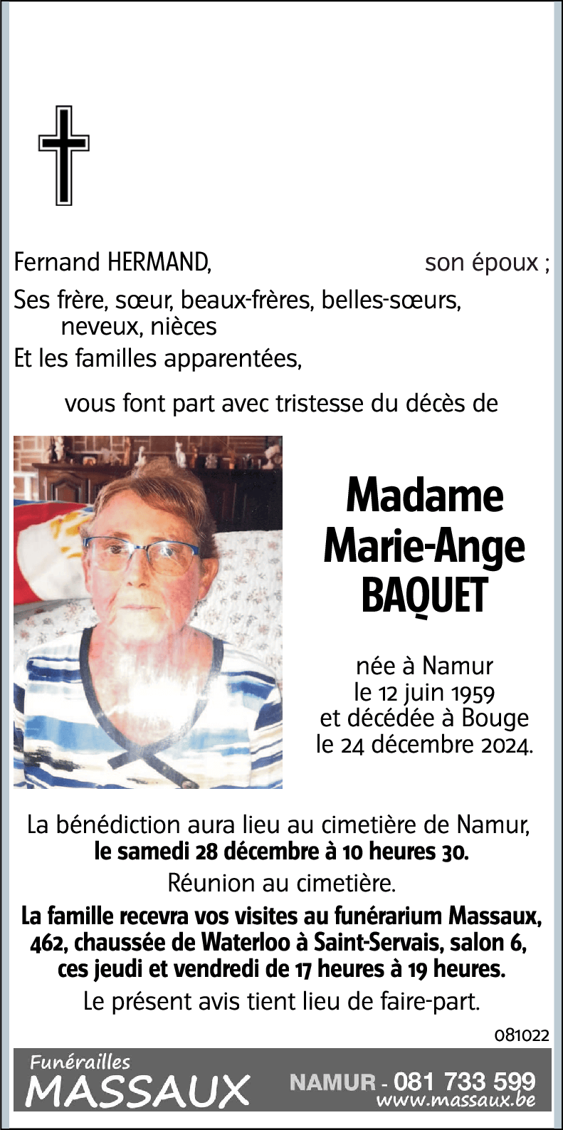 Marie-Ange BAQUET