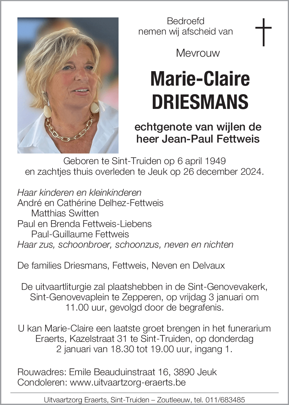 Marie-Claire Driesmans