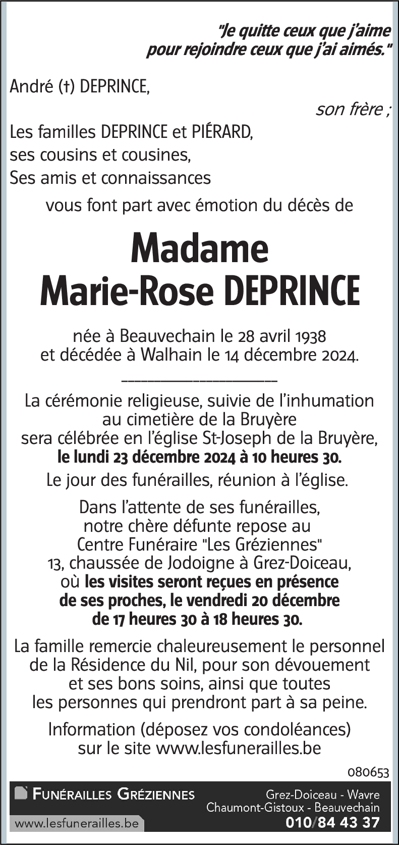 Marie-Rose Deprince