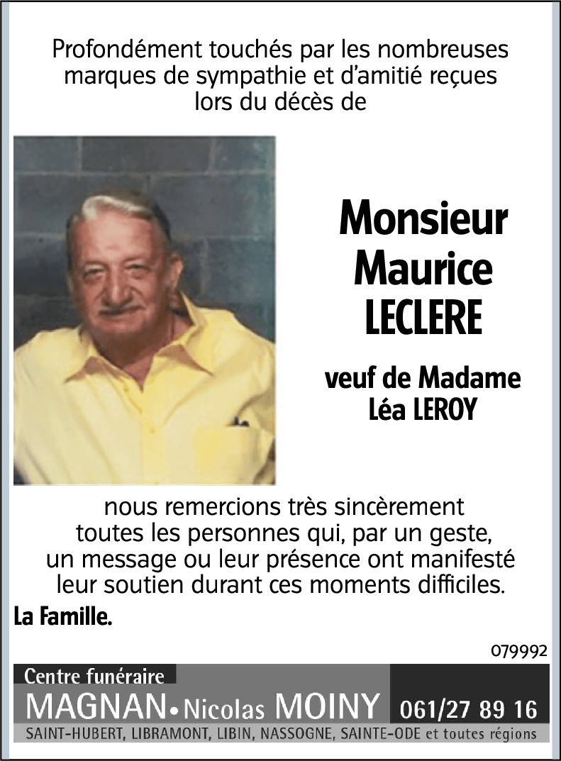 Maurice LECLERE