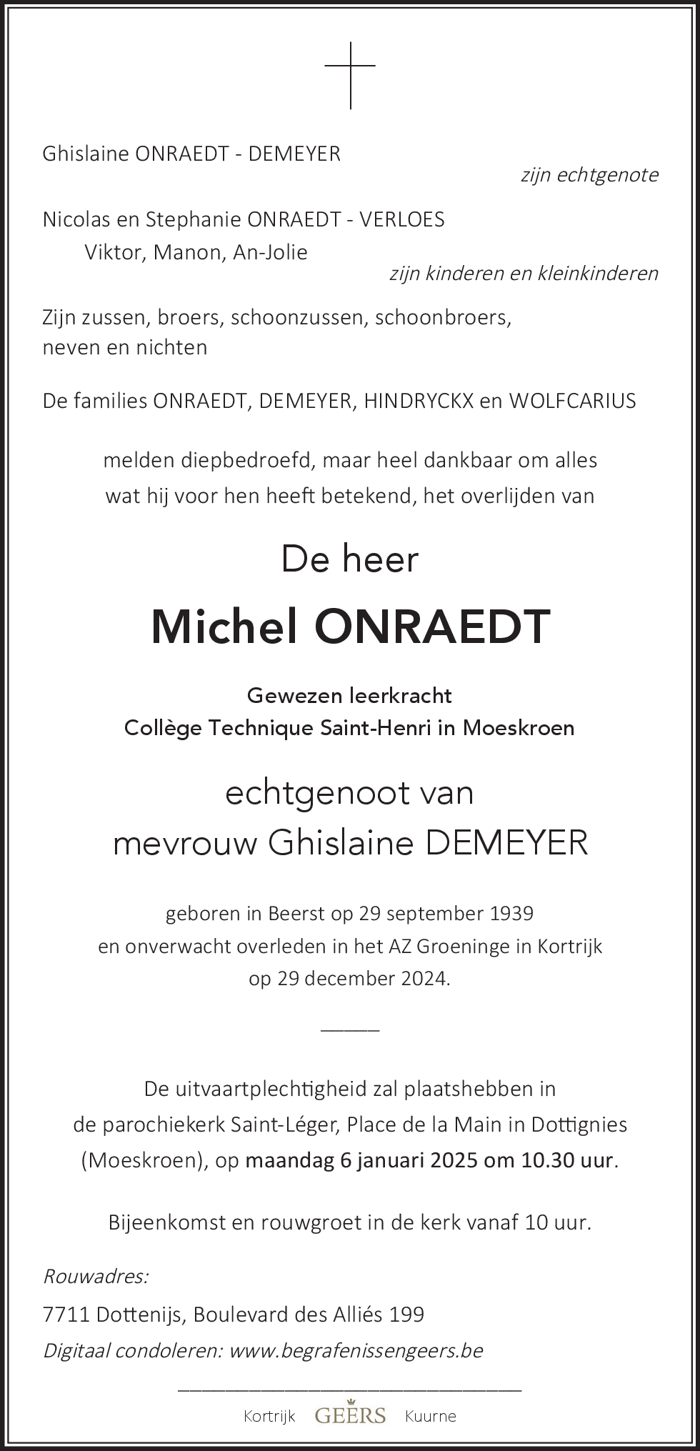 Michel Onraedt