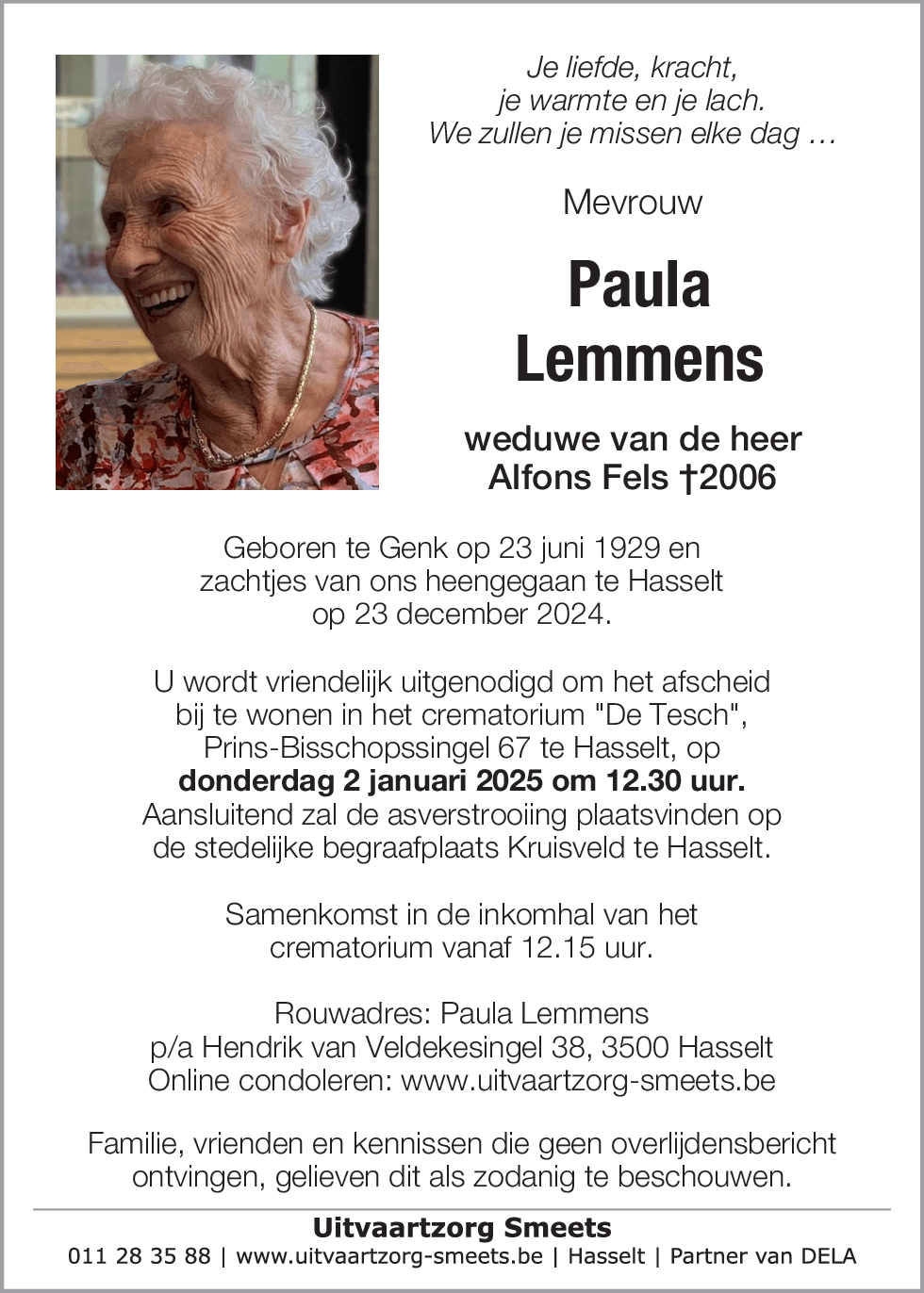 Paula Lemmens