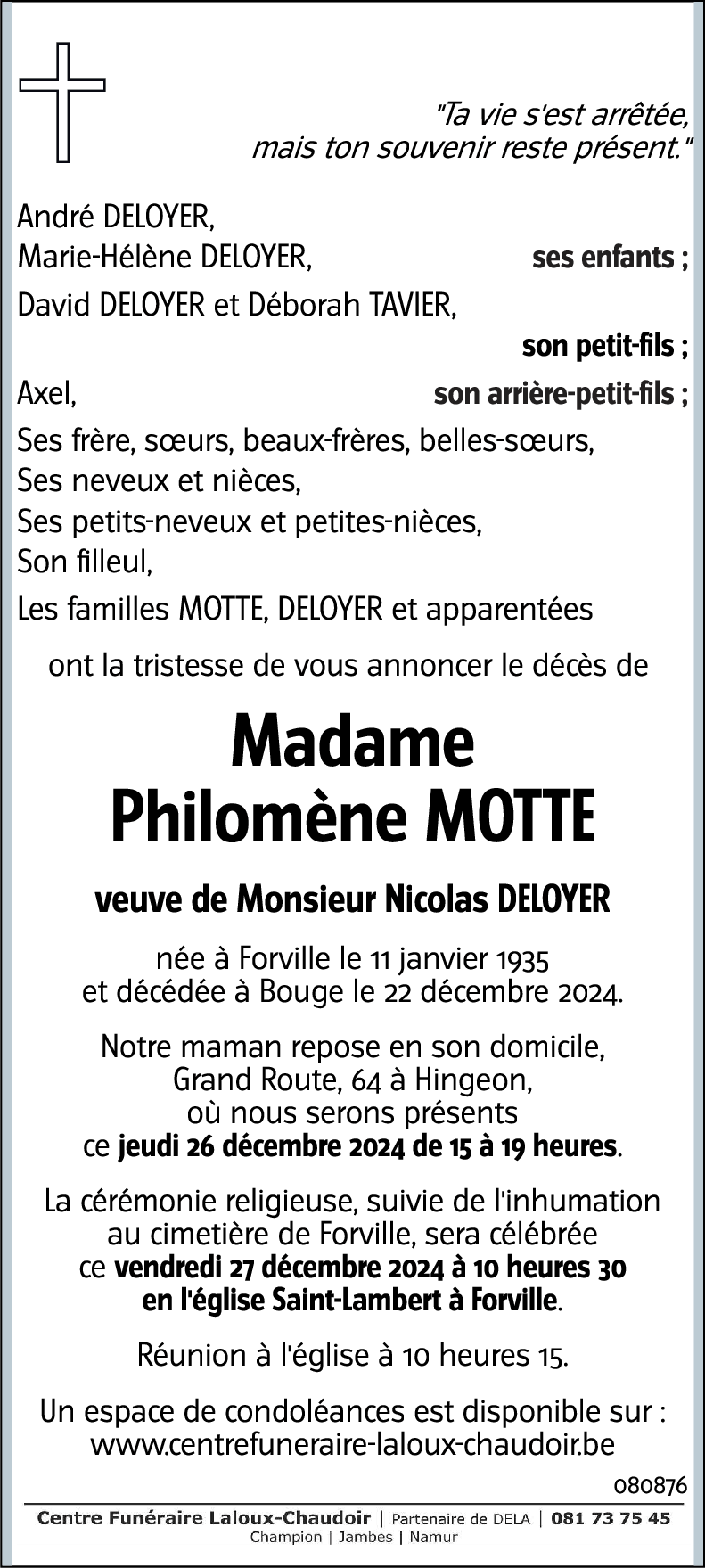 Philomène MOTTE