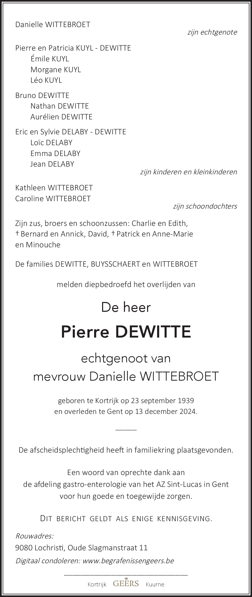 Pierre Dewitte