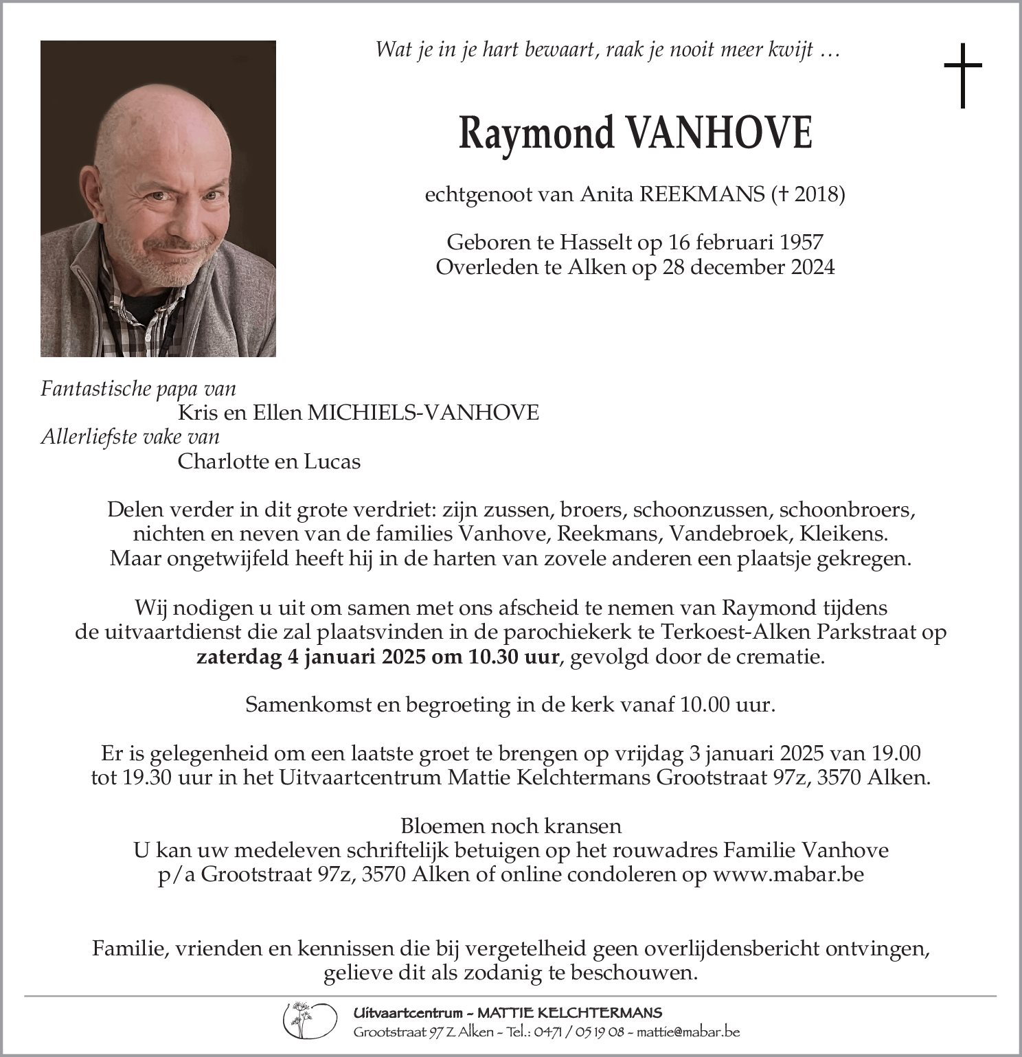 Raymond Vanhove