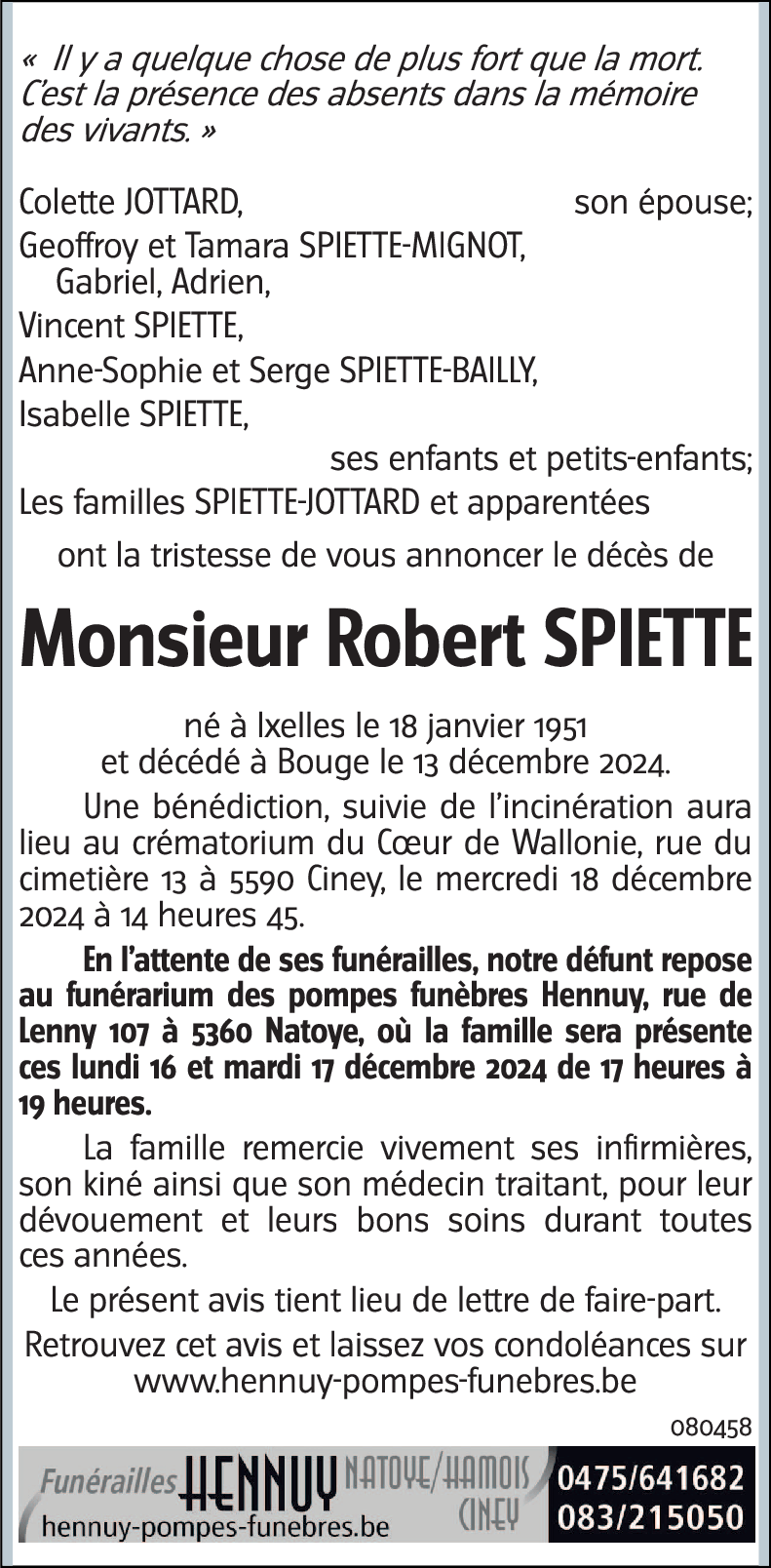 Robert SPIETTE