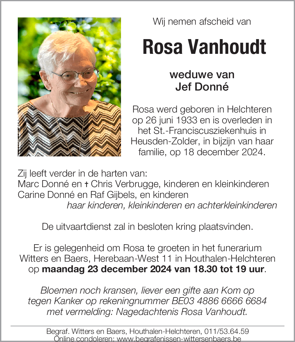 Rosa Vanhoudt