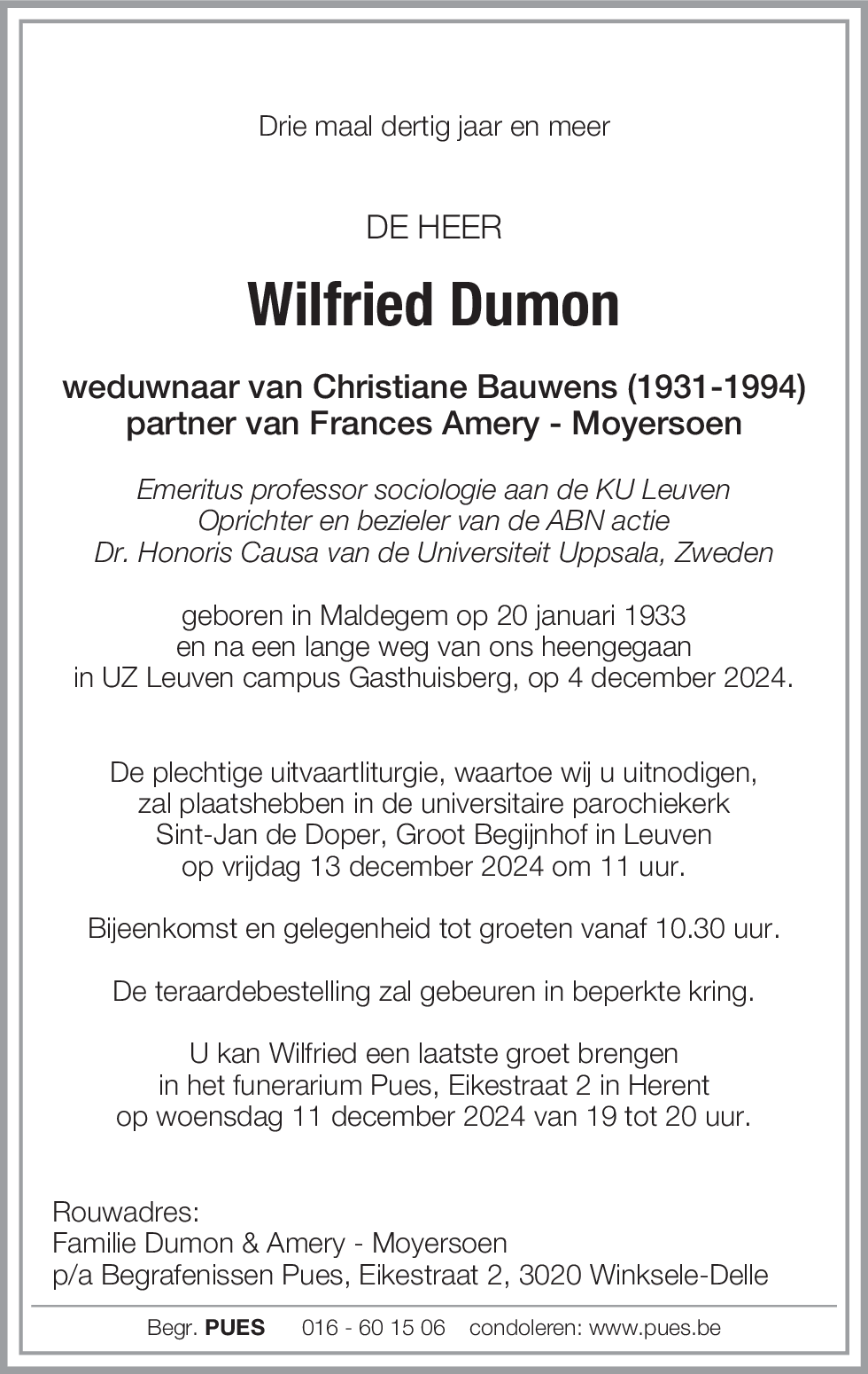 Wilfried Dumon