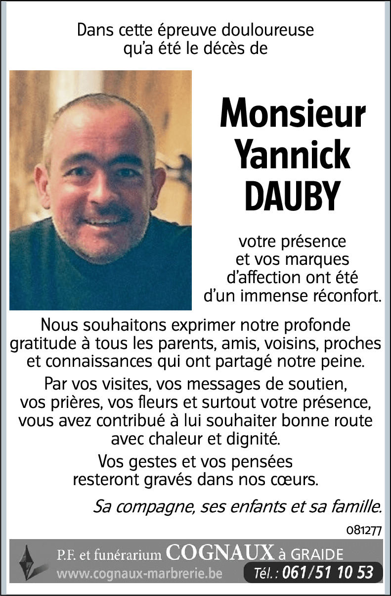 Yannick DAUBY