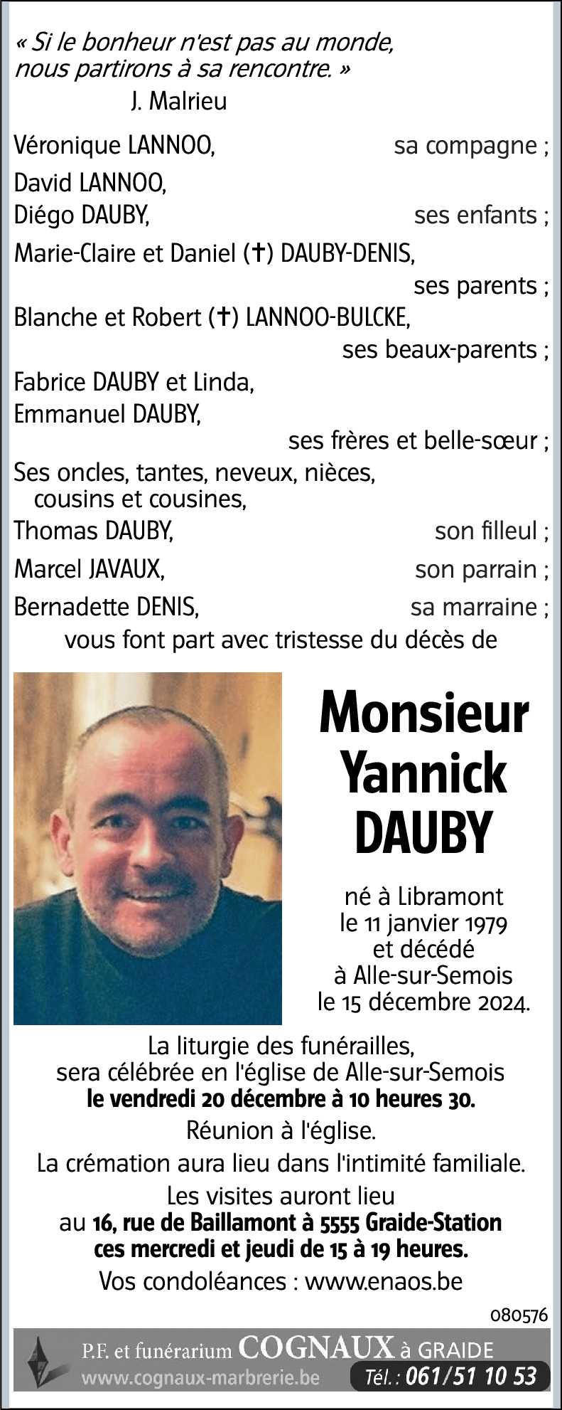Yannick DAUBY