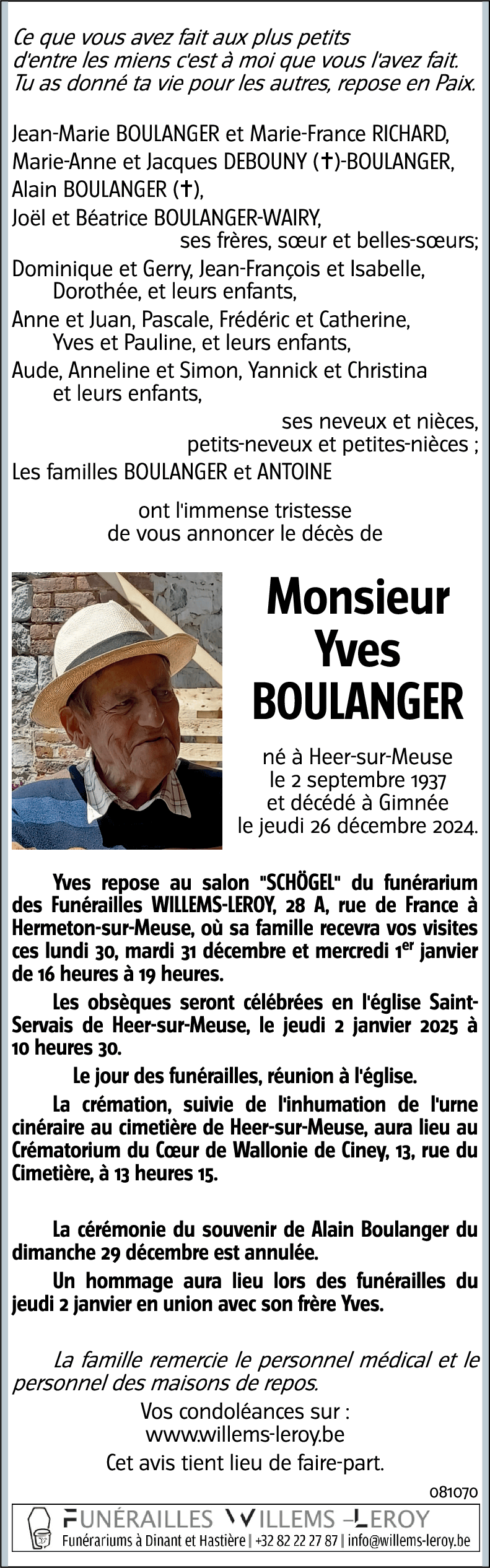 Yves BOULANGER