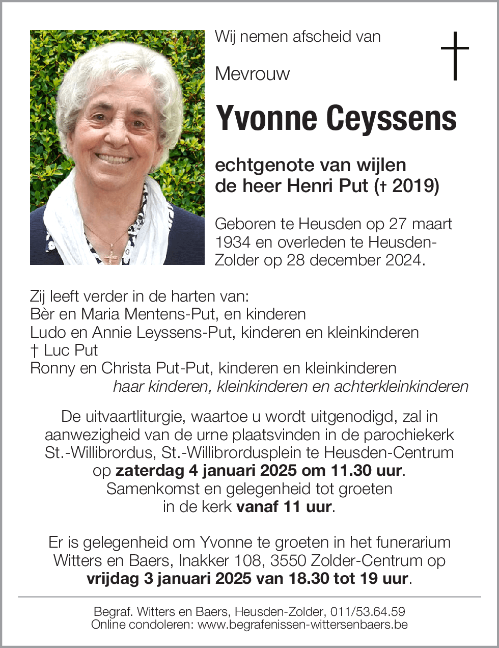 Yvonne Ceyssens