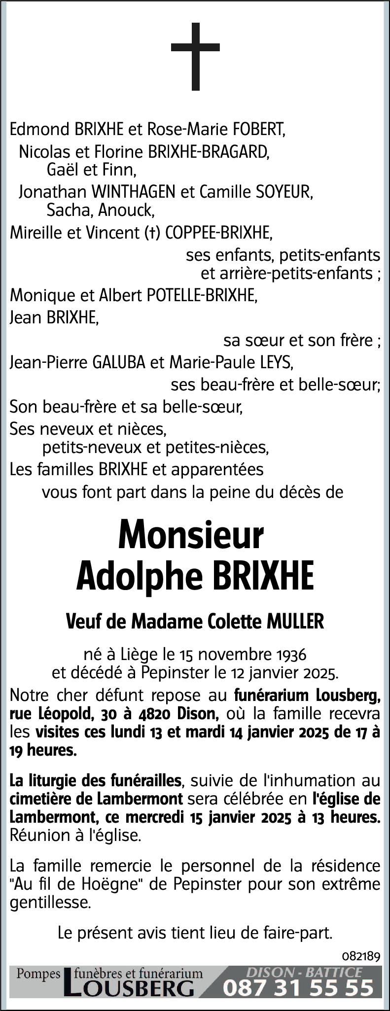 Adolphe BRIXHE