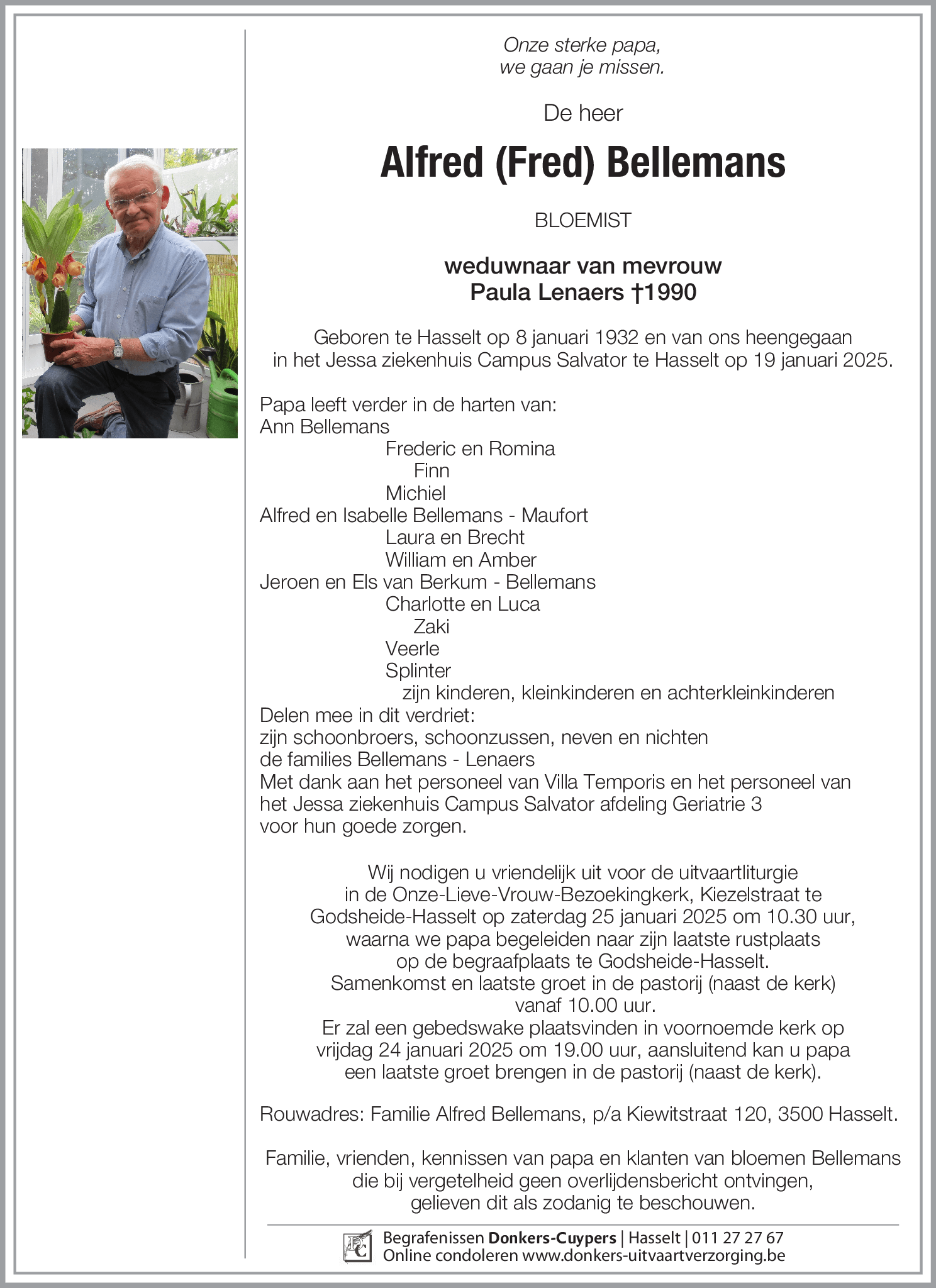 Alfred (Fred) Bellemans