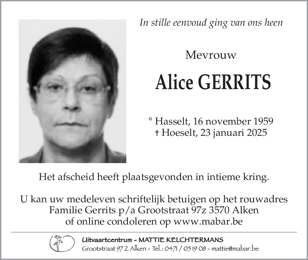 Alice Gerrits