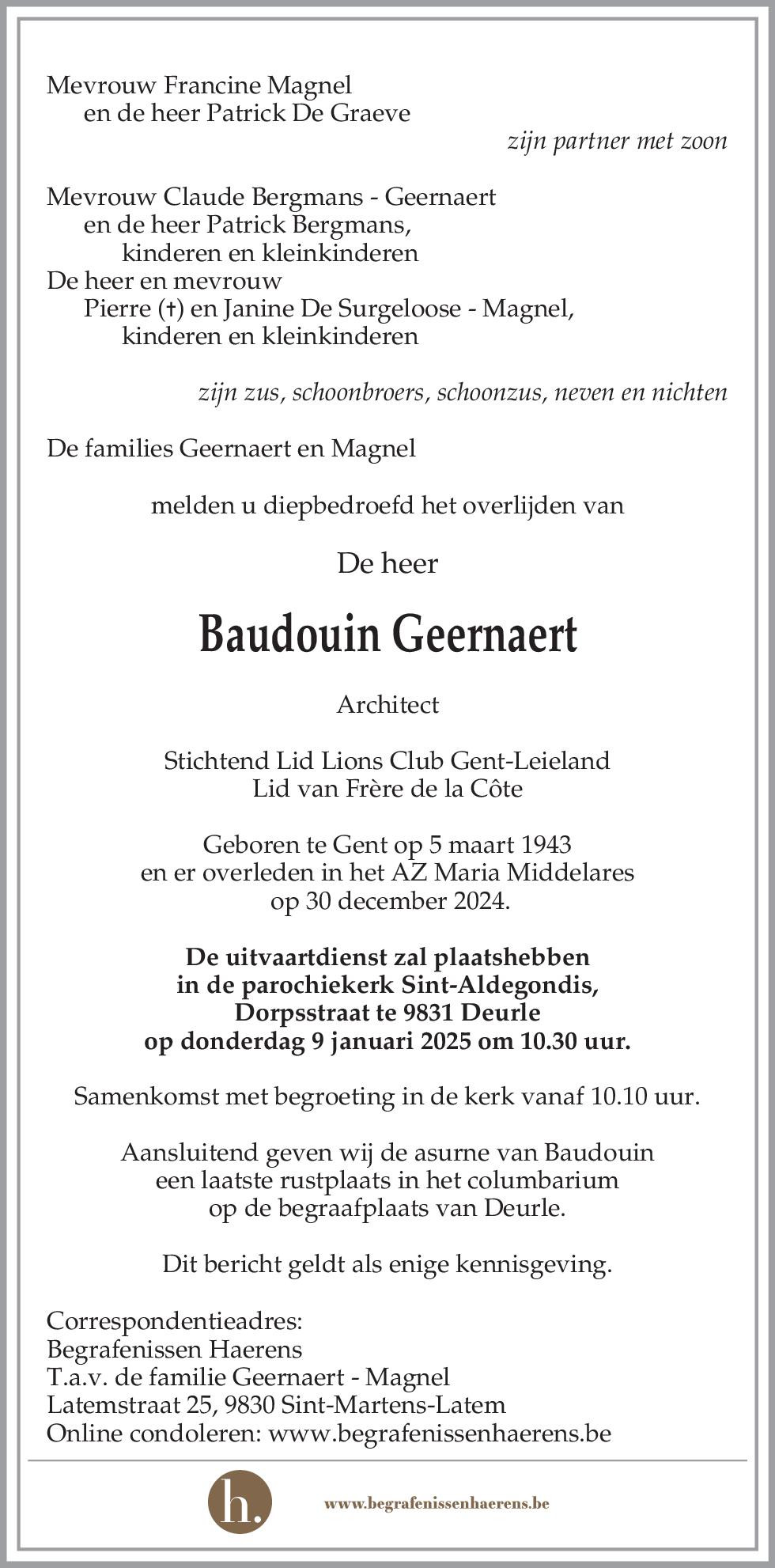 Baudouin Geernaert