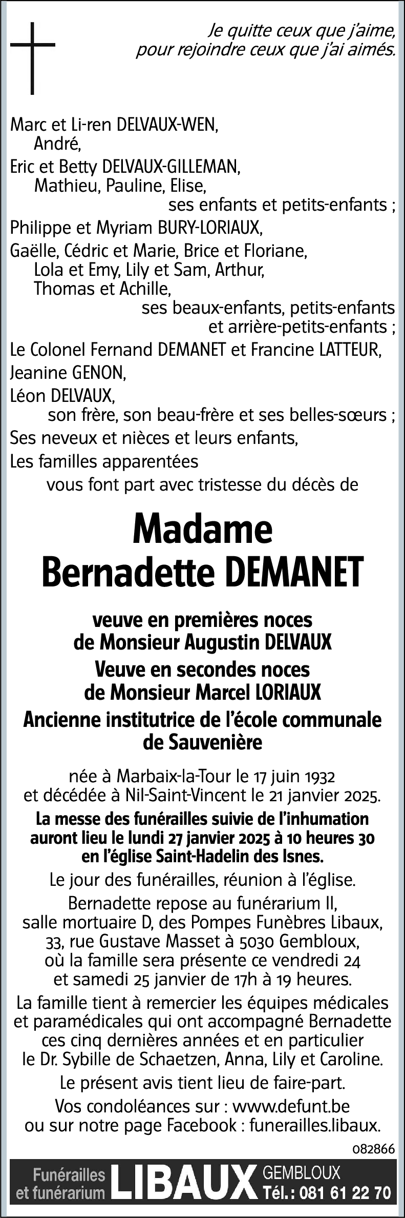 Bernadette DEMANET