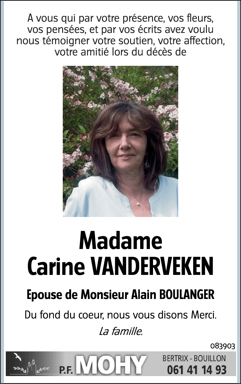 Carine VANDERVEKEN