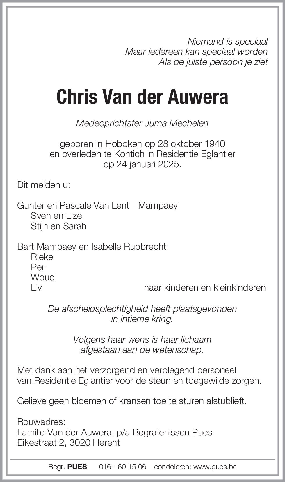 CHris Van der Auwera