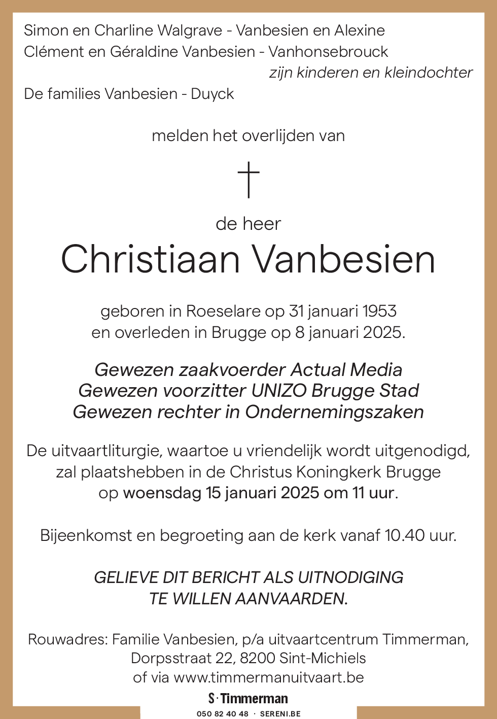 Christiaan Vanbesien