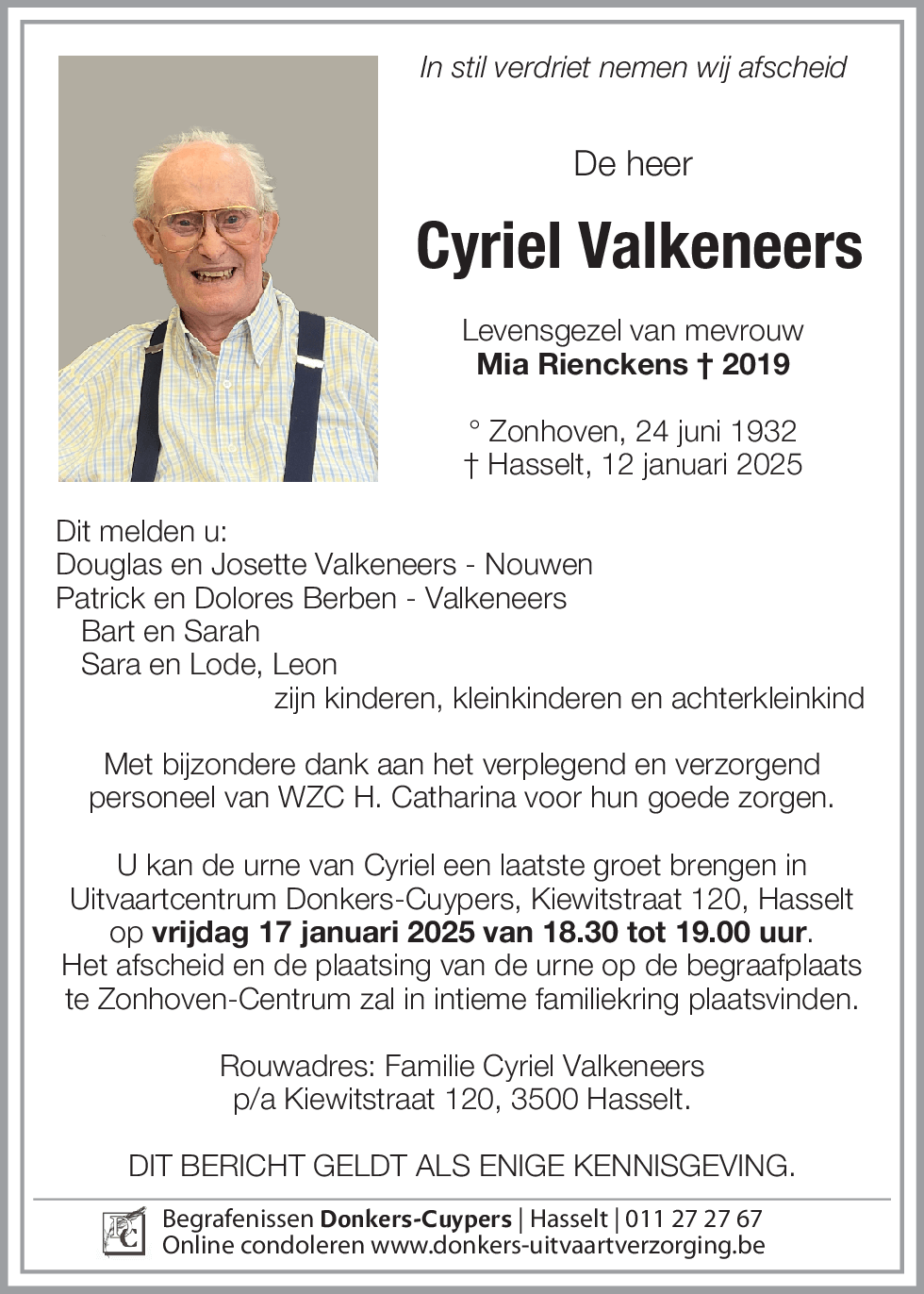 Cyriel Valkeneers