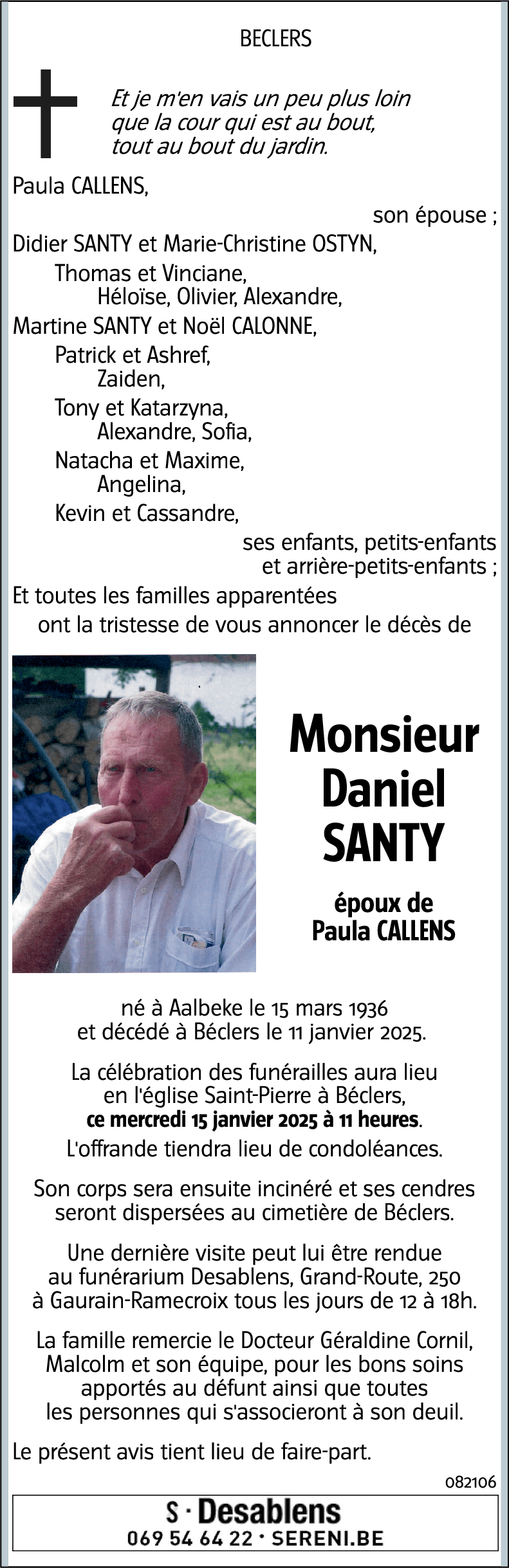 Daniel SANTY