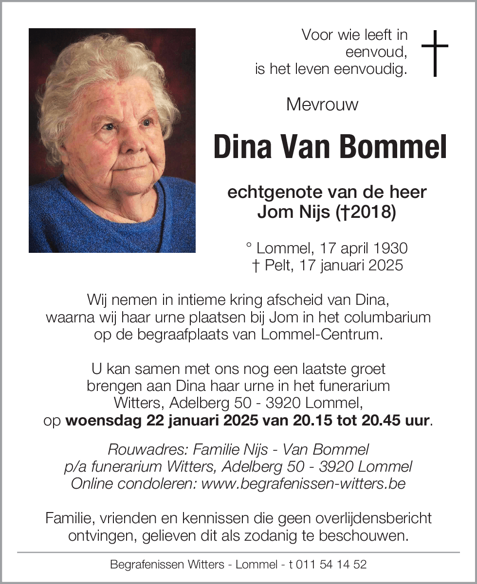 Dina Van Bommel