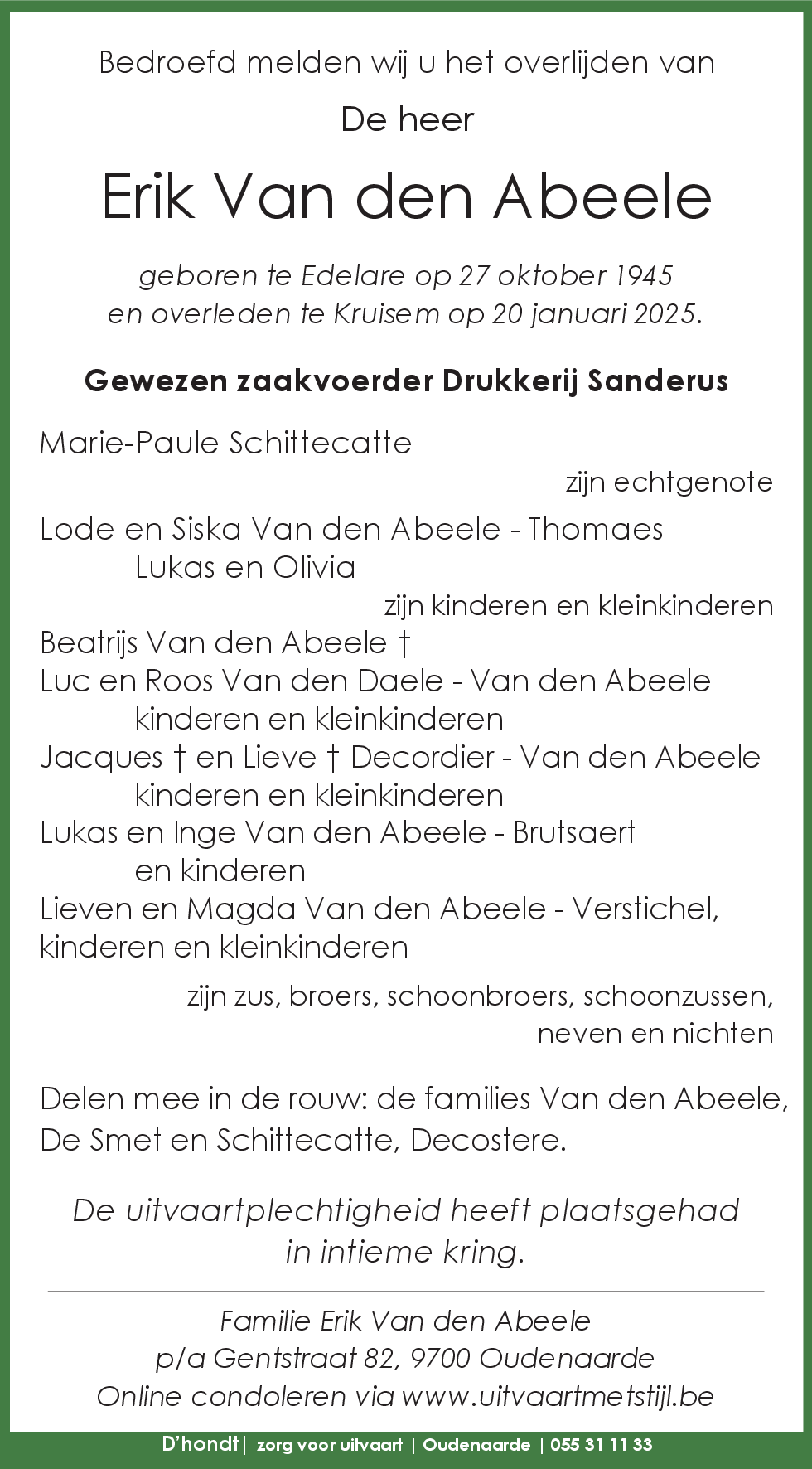 Erik Van den Abeele