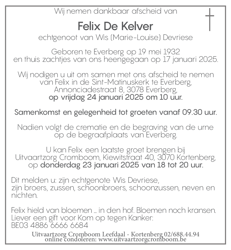 Felix Jozef De Kelver