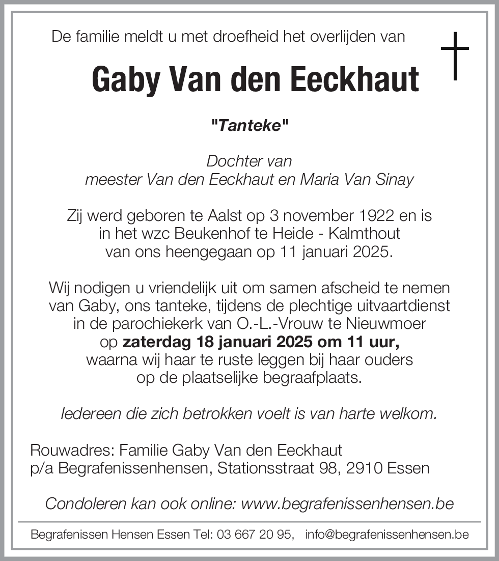 Gaby Van den Eeckhaut