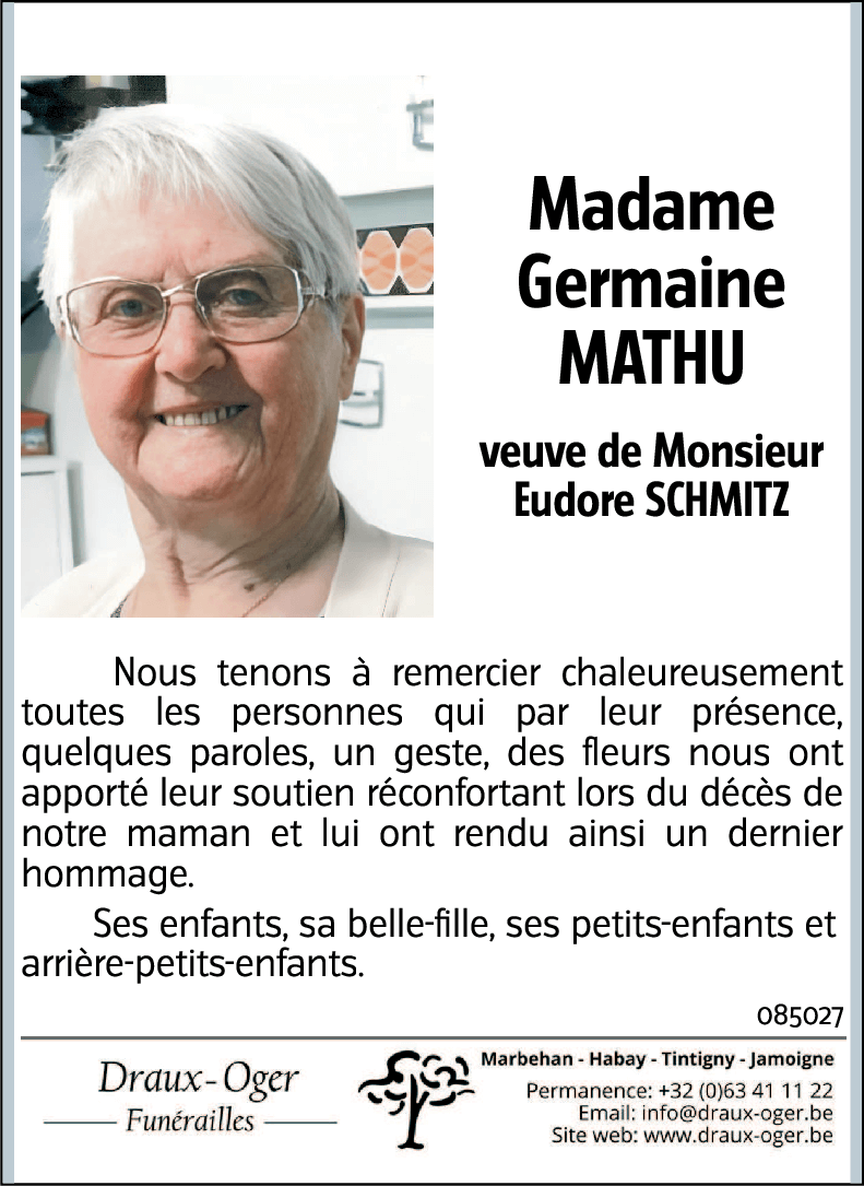 Germaine MATHU
