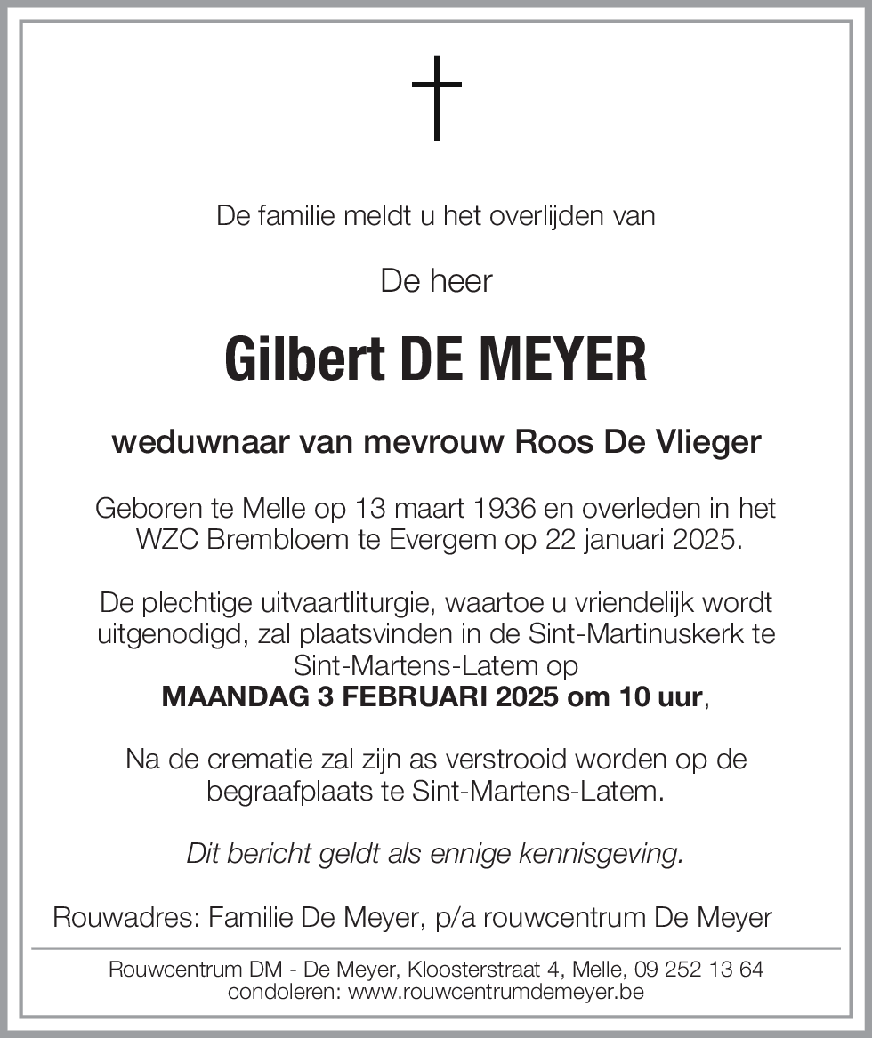 Gilbert De Meyer