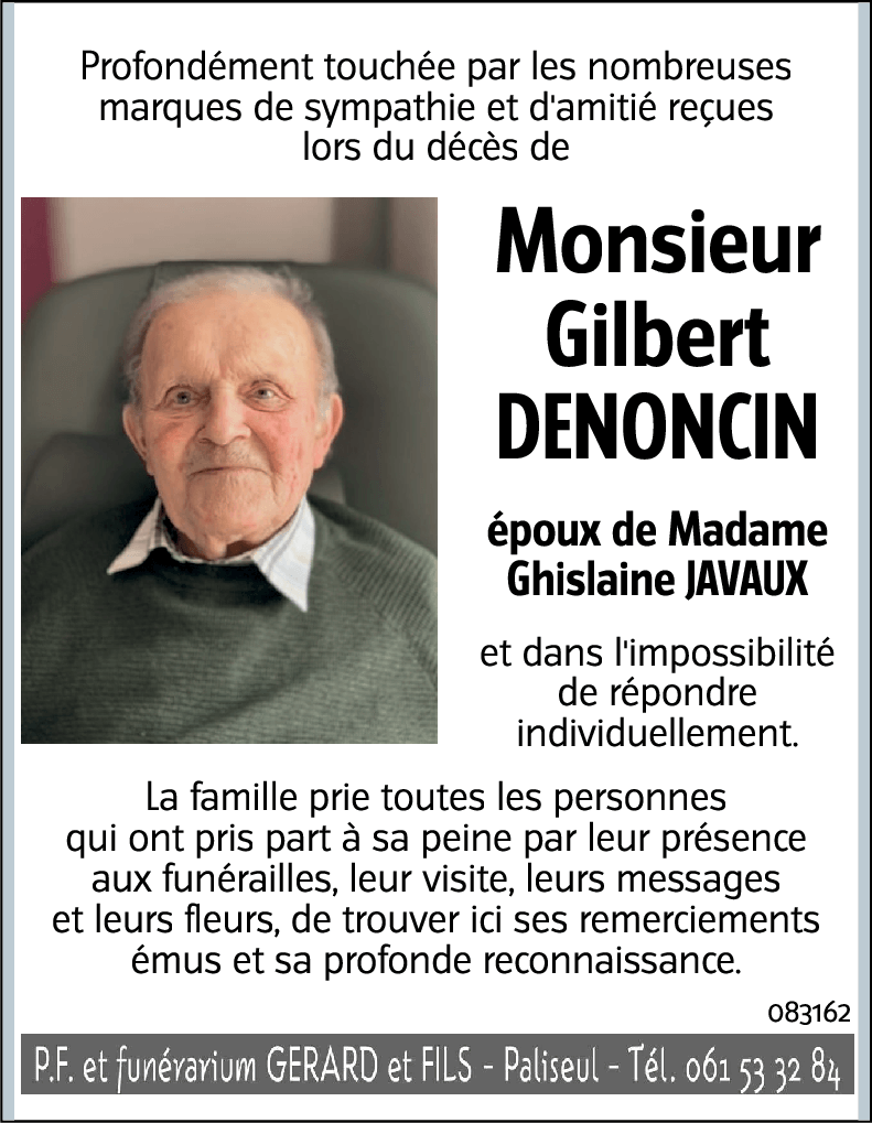 Gilbert DENONCIN
