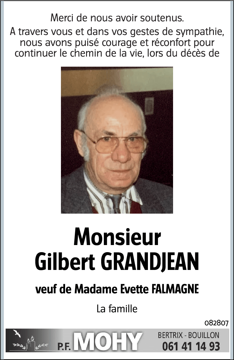 Gilbert GRANDJEAN