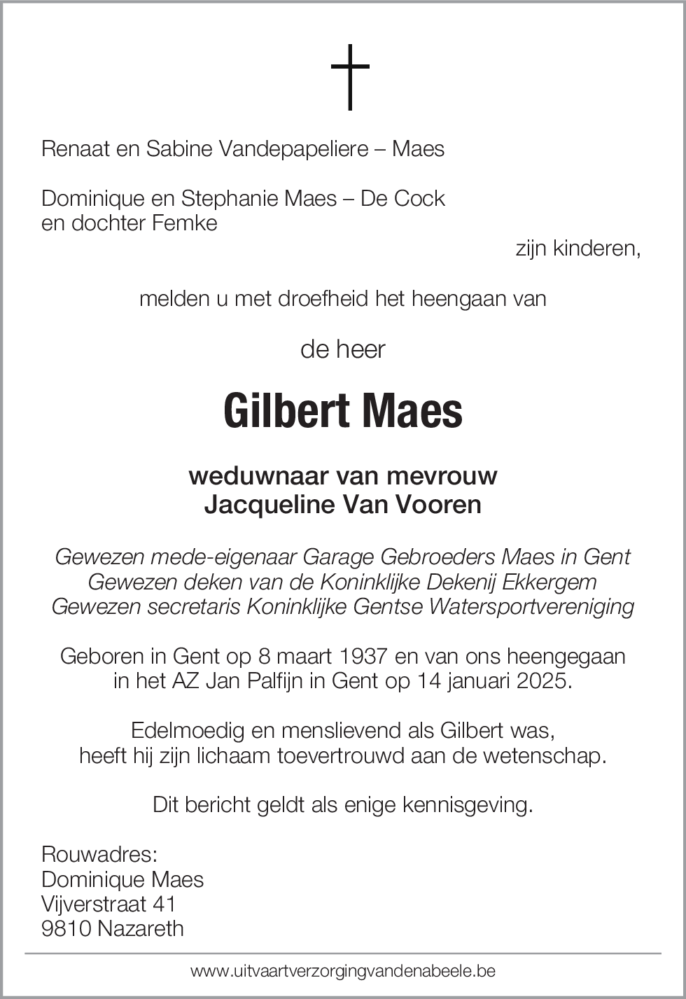 Gilbert Maes
