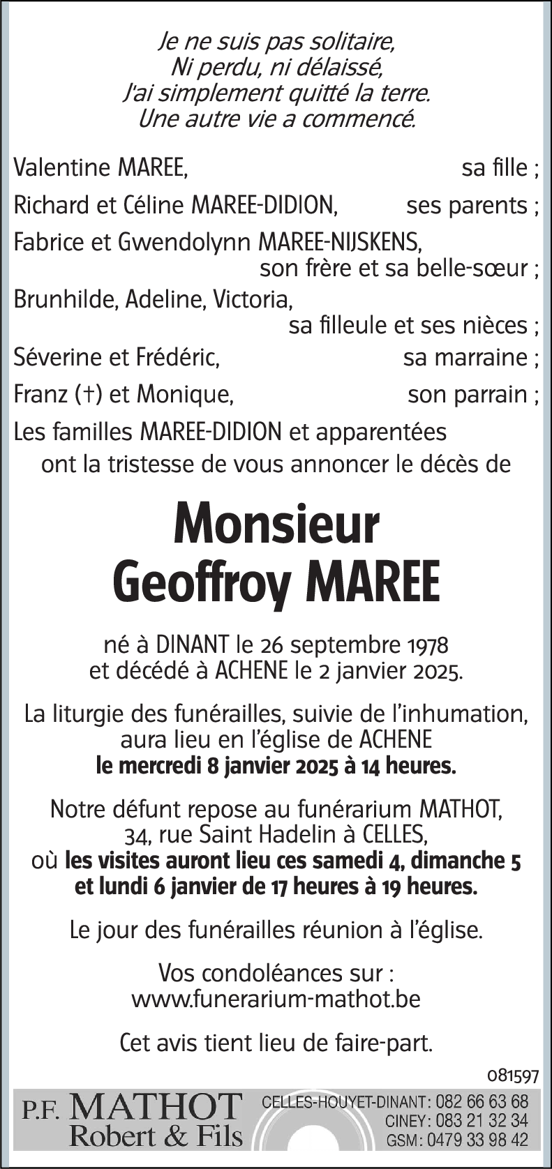 Geoffroy MAREE