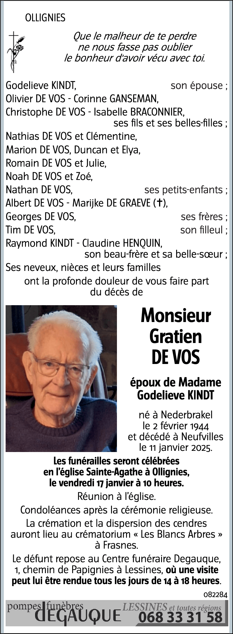Gratien DE VOS