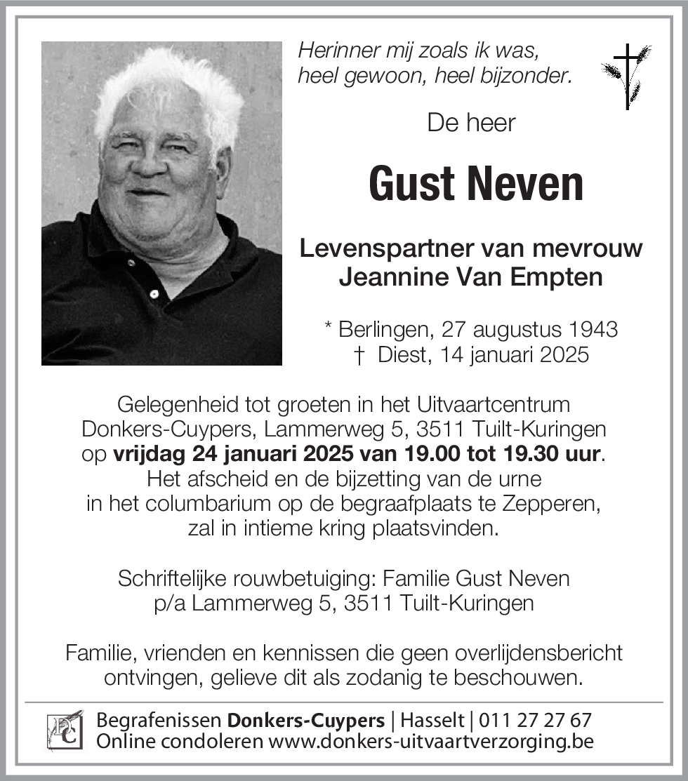 Gust Neven