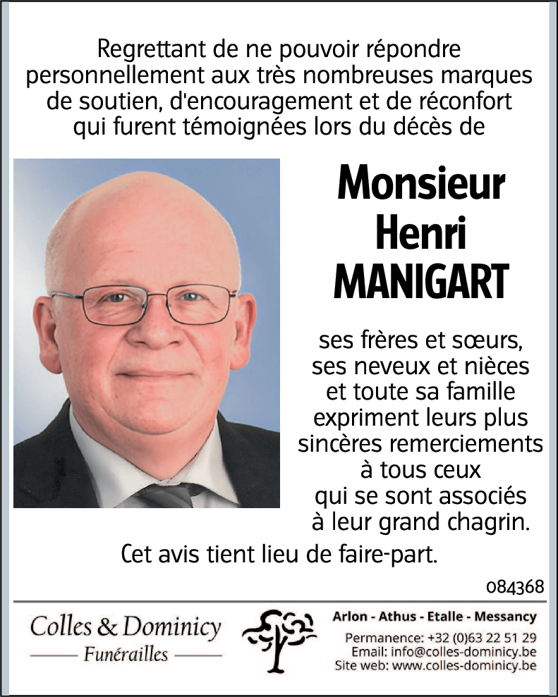 Henri MANIGART