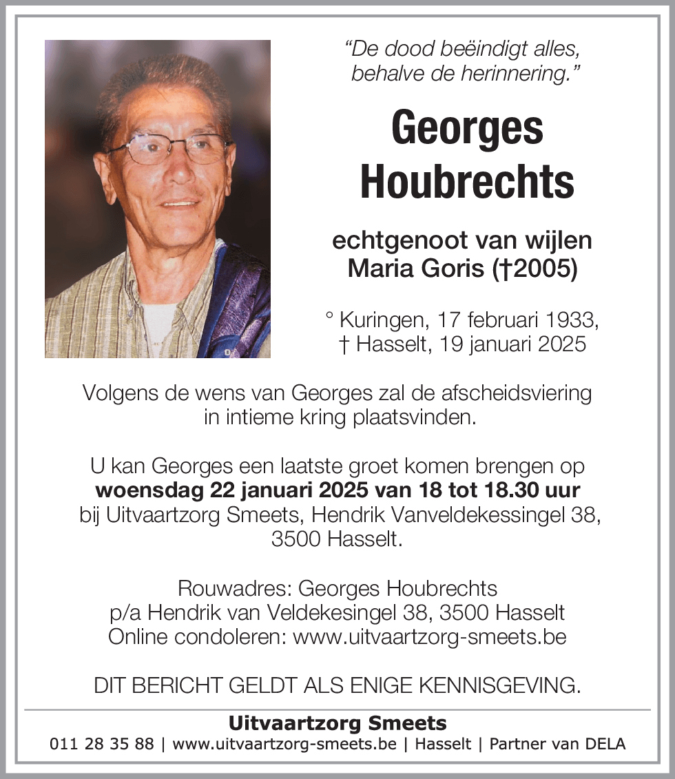 Houbrechts George