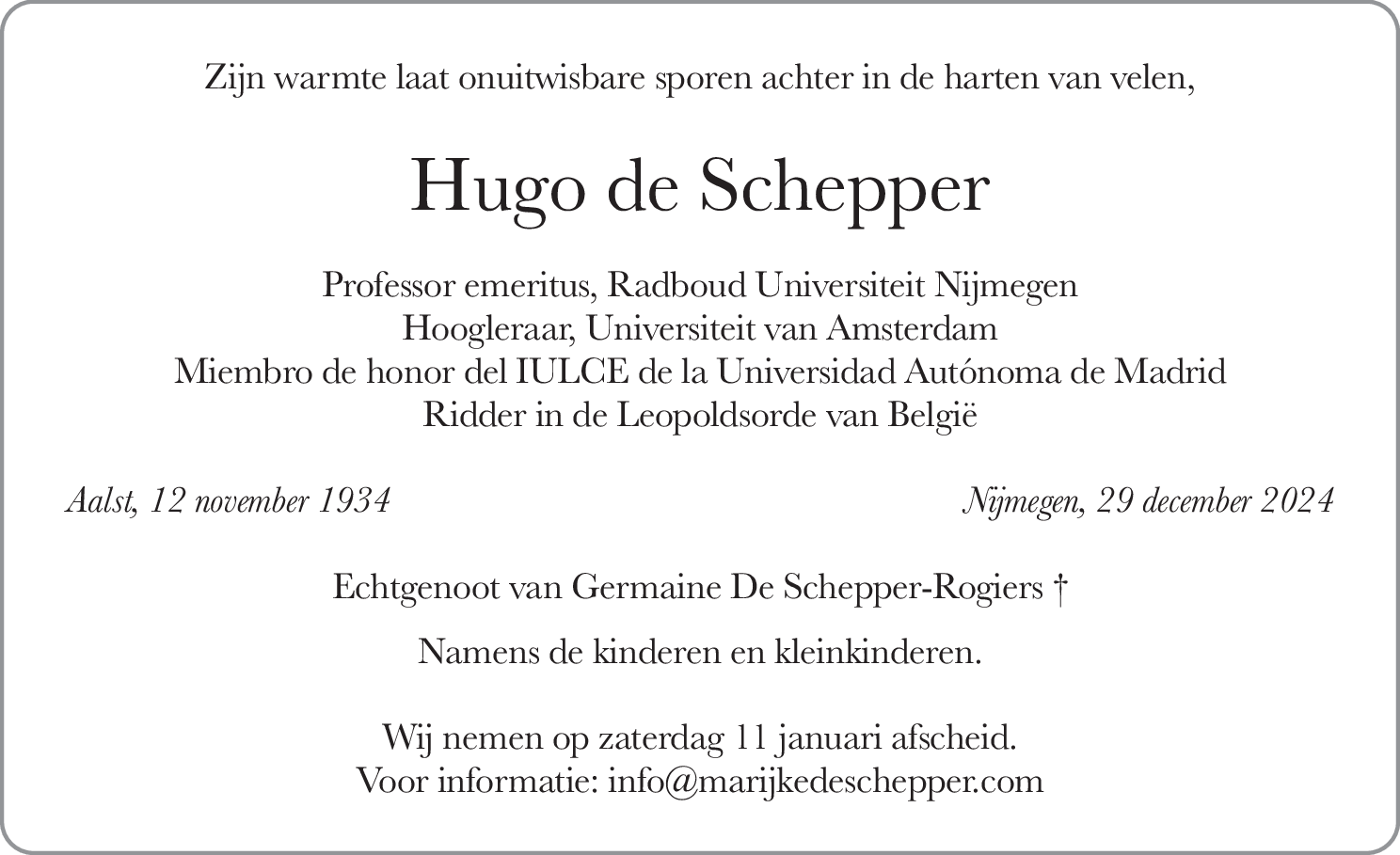 Hugo de Schepper