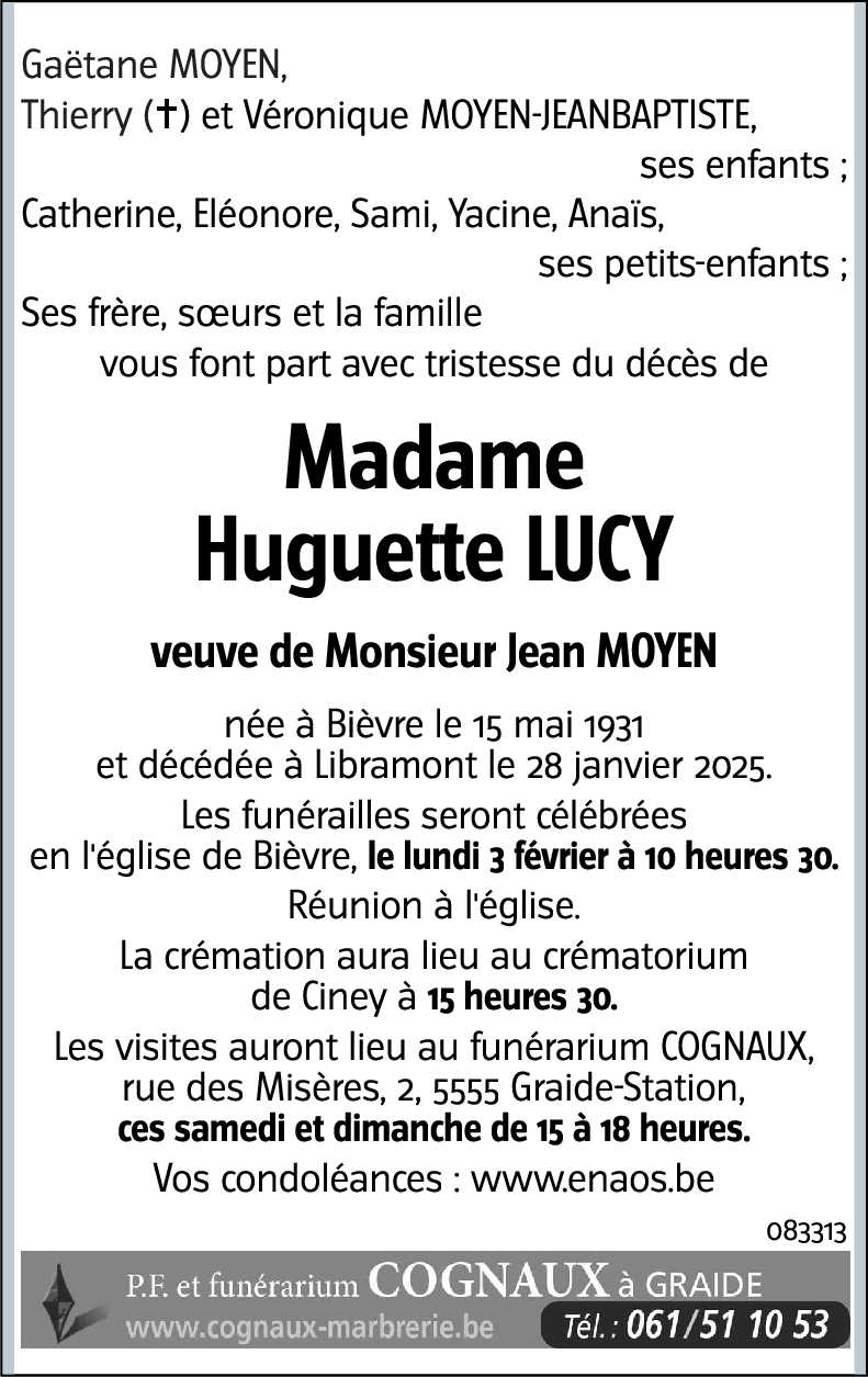 Huguette LUCY