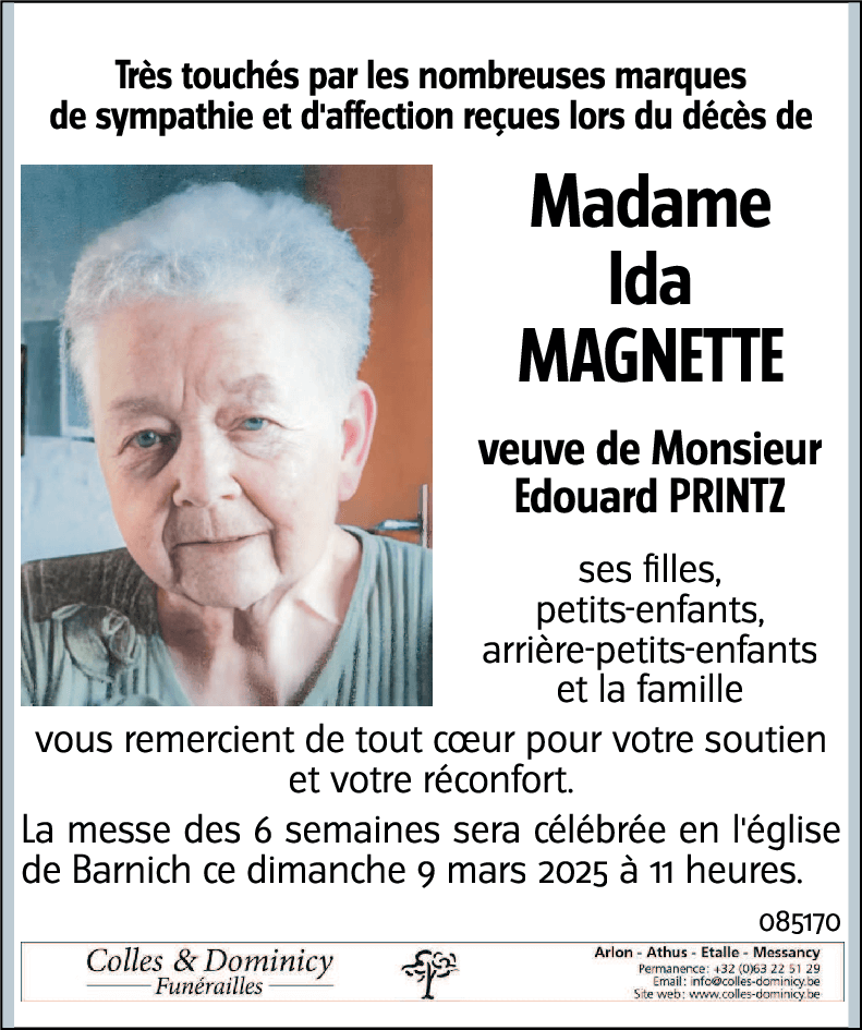 Ida MAGNETTE